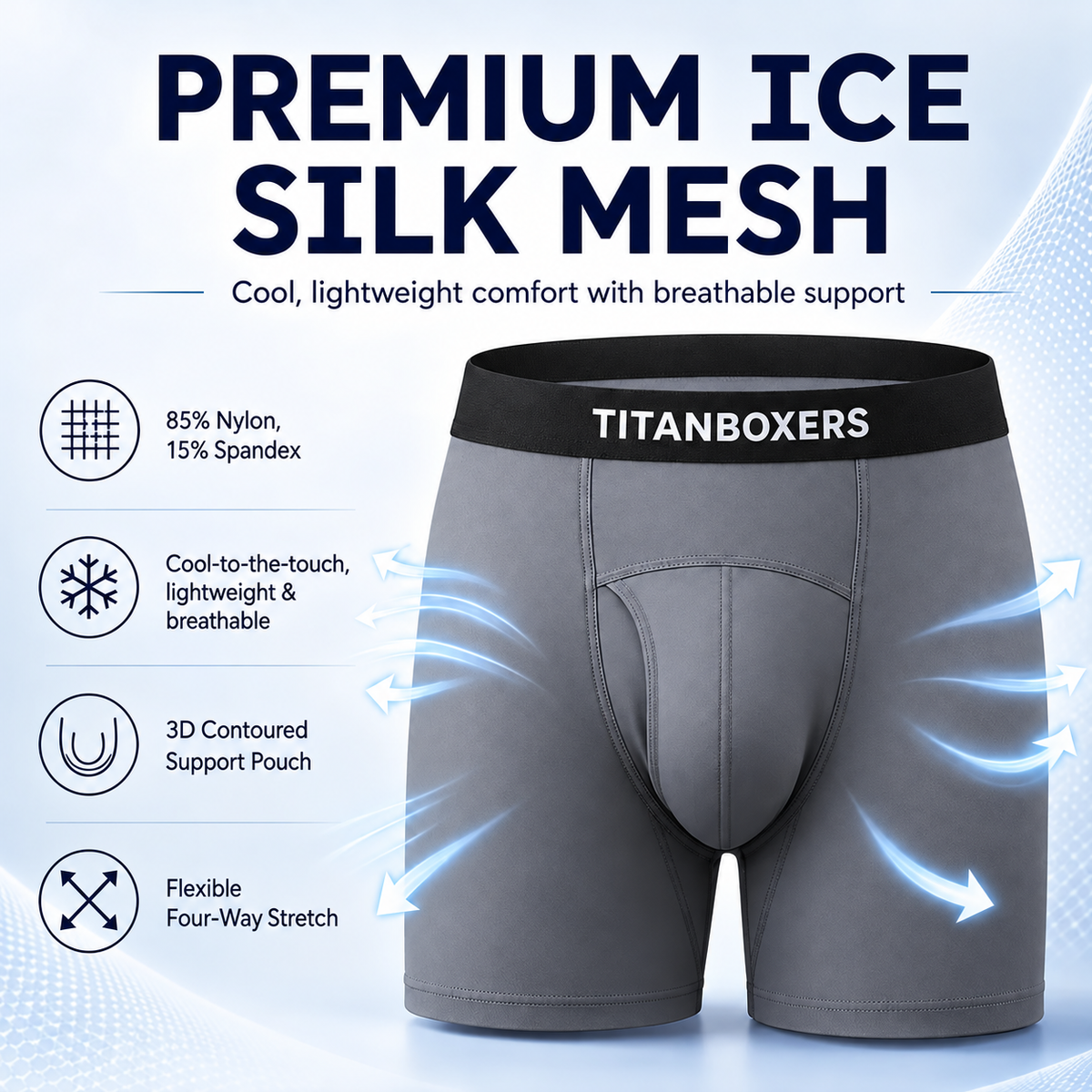 Titanboxers™ Maximum Leak-Lock Bamboo Briefs V2