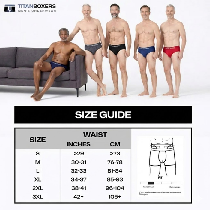 Titanboxers™ AirDry Absorbent Briefs